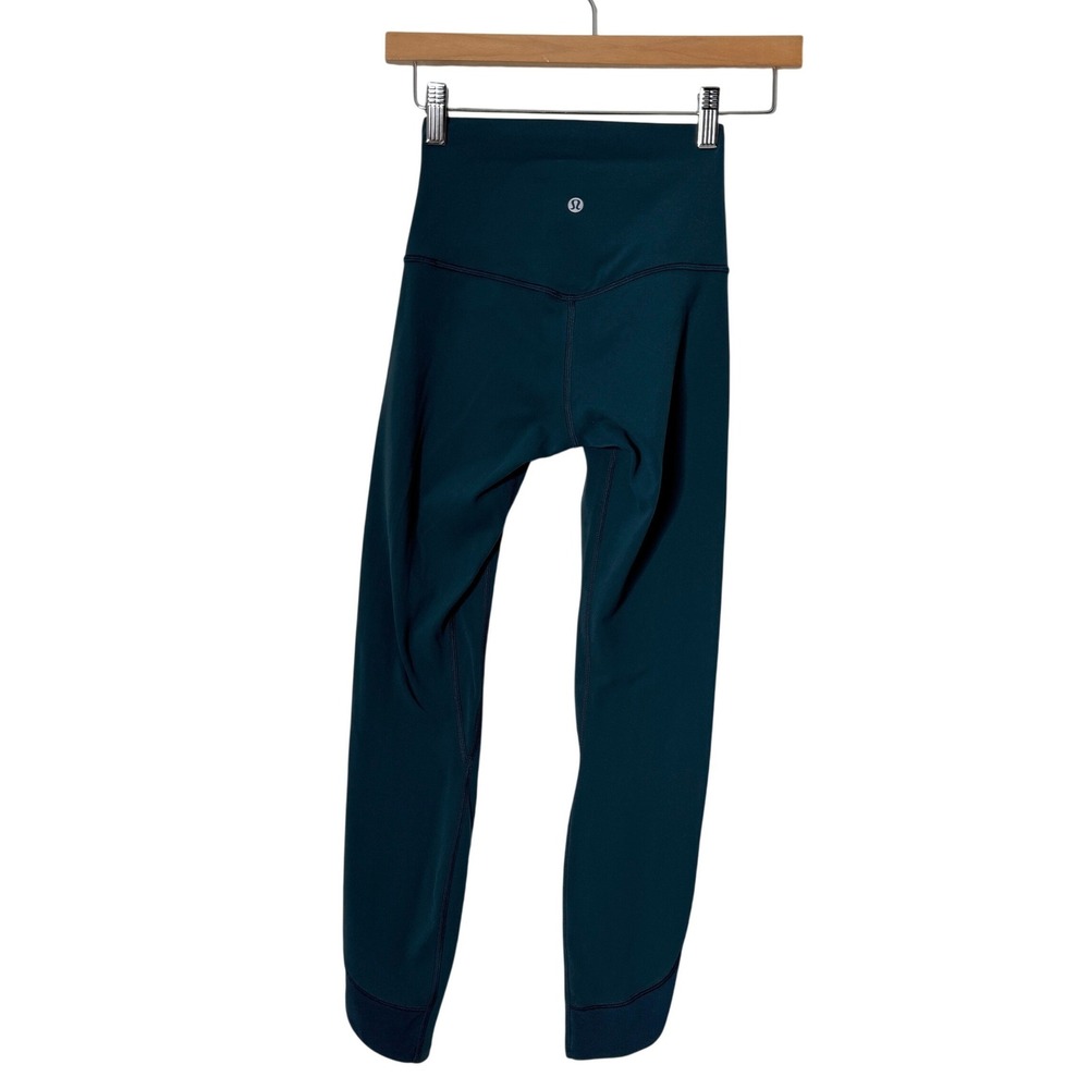 Lululemon Align High Rise Pant Petal Leggings In Night‎ Diver Womens Size 2